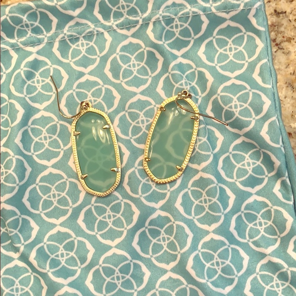 Kendra Scott Elle earrings Aqua
